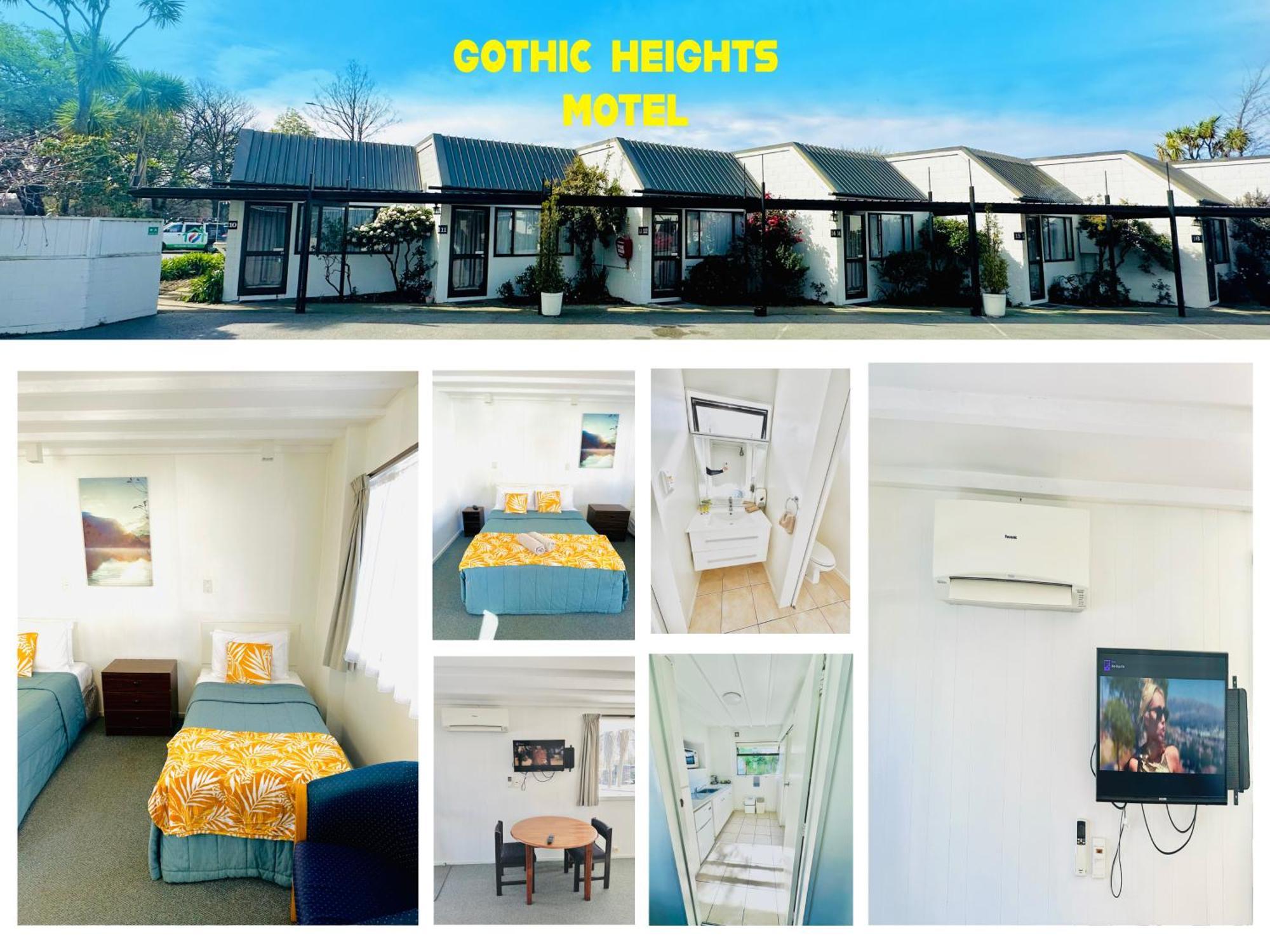 Gothic Heights Motel Christchurch Dış mekan fotoğraf